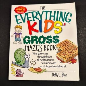 Everything Kids Gross Mazes Book Brand New